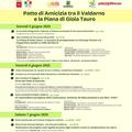 Locandina Patto di Amicizia tra il Valdarno e la Piana di Gioia Tauro
