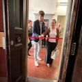Valeria Favata e assessore alla Cultura - taglio nastro