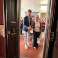 Valeria Favata e assessore alla Cultura - taglio nastro