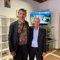 DA DX Sindaco Valerio Pianigiani e Paolo Pestelli cooperativa Cristoforo e gestore dell'infopoint