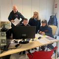 agenti polizia municipale al lavoro
