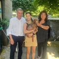 il sindaco Pianigiani Serena Torricelli e sua figlia